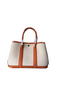 Hermes Garden Party 30CM Bag Canvas Leather H11S Orange Replica