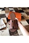 Hermes Izmir Sandals In Camarel Swift Leather Replica
