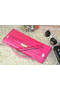 Hermes Kelly Clutch Bag Croco Leather K31 Rose Replica