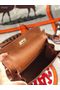 Hermes Kelly Danse Original Leather 22CM KL22 Brown Replica