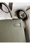 Hermes Kelly Sellier 28 Handmade Bag In Vert De Gris Epsom Calfskin Replica