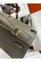 Hermes Kelly Sellier 28 Handmade Bag In Vert De Gris Epsom Calfskin Replica