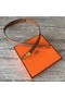 Hermes original epsom leather Kelly belt H069854 brown gold plated metal Replica