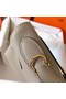 Hermes original Togo leather kelly bag KL320 grey Replica