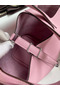 Hermes Picotin Lock 18 Handmade Bag in Mauve Sylvestre Clemence Leather Replica