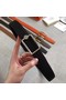 Hermes Quizz belt buckle & Reversible leather strap 32 mm H0739 black Replica