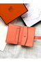Hermes Bearn Mini Wallet In Crevette Epsom Leather Replica