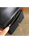 Hermes Dogon Duo Wallet In Black Clemence Leather Replica