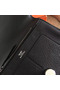 Hermes Dogon Duo Wallet In Black Clemence Leather Replica