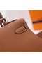 Hermes Kelly Shoulder Bag Original TOGO Leather KY3255 brown Replica