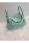 Hermes Lindy 30CM Original Leather Shoulder Bag HLD30 Skyblue Replica