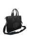 Hermes Mens Briefcase Canvas & Leather H1705D Black Replica