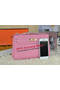 Hermes MINI Kelly 22cm Tote Bag Calfskin Leather Pink Replica