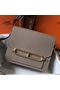 Hermes Mini Sac Roulis 18cm Bag In Grey Evercolor Calfskin Replica