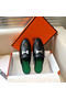 Hermes Trocadero Mules In Black Goatskin Replica