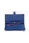 Hermes Bearn Japonaise Bi-Fold Wallet Grainy Leather H68942 Blue Replica