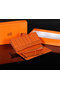 Hermes Bearn Japonaise Bi-Fold Wallet Original Leather A1018 Wheat Replica