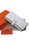 Hermes Bearn Japonaise Bi-Fold Wallet Original Leather A208 White Replica