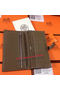 Hermes Bearn Japonaise Grainy Leather Wallet H8622W Grey Replica