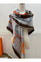 Hermes Beige Projets Carres Shawl 140 Replica
