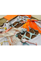 Hermes Beige Projets Carres Shawl 140 Replica