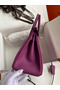 Hermes Birkin 25 Retourne Handmade Bag In Anemone Epsom Calfskin Replica