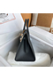 Hermes Birkin 25 Sellier Handmade Bag In Black Epsom Calfskin Replica