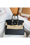 Hermes Birkin 25 Sellier Handmade Bag In Black Epsom Calfskin Replica