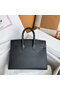 Hermes Birkin 25 Sellier Handmade Bag In Black Epsom Calfskin Replica