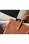 Hermes Birkin 25cm Bag In Gold Clemence Leather GHW Replica
