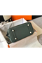 Hermes Birkin 25cm Bag In Vert Amande Clemence Leather GHW Replica