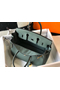 Hermes Birkin 25cm Bag In Vert Amande Clemence Leather GHW Replica