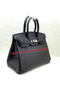 Hermes Birkin 25CM Tote Bag Original Leather H25T Black Replica