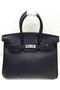 Hermes Birkin 25CM Tote Bag Original Leather H25T Black Replica