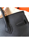 Hermes Birkin 30 Handmade Bag In Black Epsom Leather Replica