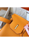 Hermes Birkin 30 Handmade Bag In Yellow Epsom Leather Replica