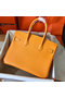 Hermes Birkin 30 Handmade Bag In Yellow Epsom Leather Replica