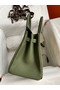 Hermes Birkin 30 Retourne Handmade Bag In Canopee Clemence Leather Replica