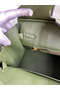 Hermes Birkin 30 Retourne Handmade Bag In Canopee Clemence Leather Replica