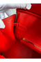 Hermes Birkin 30 Retourne Handmade Bag In Red Epsom Calfskin Replica
