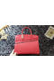 Hermes Birkin 30CM Tote Bags Litchi Leather H30LI Pink Replica
