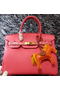 Hermes Birkin 30CM Tote Bags Litchi Leather H30LI Pink Replica