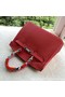 Hermes Birkin 30CM Tote Bags Red Calfskin Leather BK30 Silver Replica