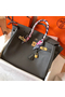 Hermes Birkin 35 Handmade Bag In Ardoise Clemence Leather Replica