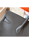 Hermes Birkin 35 Handmade Bag In Ardoise Clemence Leather Replica