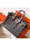 Hermes Birkin 35 Handmade Bag In Ardoise Clemence Leather Replica