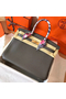 Hermes Birkin 35 Handmade Bag In Ardoise Clemence Leather Replica