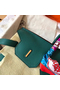 Hermes Birkin 35 Handmade Bag In Malachite Clemence Leather Replica