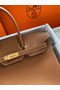 Hermes Birkin 35 Retourne Handmade Bag In Gold Clemence Leather Replica