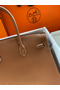 Hermes Birkin 35 Retourne Handmade Bag In Gold Clemence Leather Replica